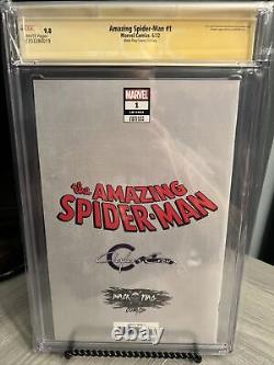 Amazing Spider-Man #1 (2022). Signed Clayton Crain Variant. CGC SS 9.8
