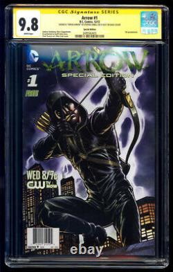 Arrow Special Edition #1 SS CGC 9.8 Stephen Amell Signature Series with Remark