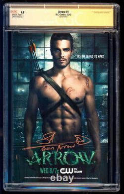 Arrow Special Edition #1 SS CGC 9.8 Stephen Amell Signature Series with Remark
