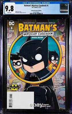 BATMAN'S MYSTERY CASEBOOK SPECIAL EDITION (2022) BATMAN DAY #1 CGC 9.8 WithP
