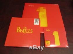 BEATLES Best 27 #1 Hits Sealed 2 LP ORIGINAL 2000 RELEASE + 45 BOX SINGLES + CD