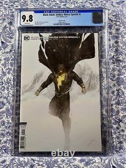 BLACK ADAM #1 CGC 9.8 WP Bosslogic Variant Endless Winter Special RARE HTF Movie