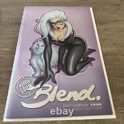 BLACK CAT Blend Sketchbook Warren Louw FOIL NYCC LIMITED To 100 NM