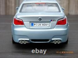 BMW M5 E60 118 V10 Last Aspirated Toy Car Individual Aventurine Silver Metallic