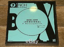 BON JOVI VERSION 2 RETROSPECTIVE 7 VINYL SINGLES COLLECTOR'S BOX New