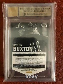 BYRON BUXTON 2012 Elite Extra Edition DIECUT #/100 Signature BGS 9.5/10 Rare