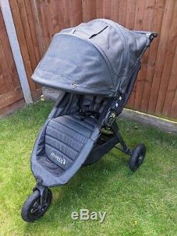 Baby Jogger City Mini GT Charcoal Grey Denim Special Edition Pushchair&Raincover