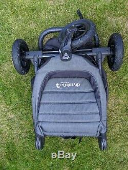 Baby Jogger City Mini GT Charcoal Grey Denim Special Edition Pushchair&Raincover