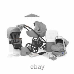 Babystyle Prestige Special Edition Pram Package inc Isofix Base Nimbus Grey