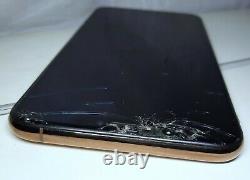 Bad FMI-On LIST-CLEAN Cracked Apple iPhone XS Max a1921 Gold Verizon CDMA GSM