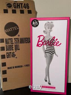 Barbie Signature 2019 75th ANNIVERSARY Silkstone Body GHT46 NEW