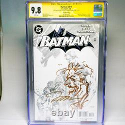 Batman #612 2nd Print CGC SS 9.8 Signed by Jim Lee with JOKER REMARK