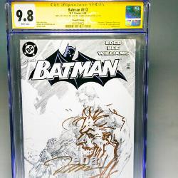 Batman #612 2nd Print CGC SS 9.8 Signed by Jim Lee with JOKER REMARK