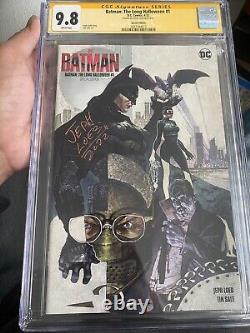 Batman The Long Halloween #1 Special Edition SS CGC 9.8 Jeph Loeb IMAX Promo