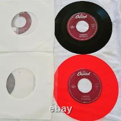 Beatles 45s x 34 Purple Label Jukebox Set RARE 7 Mint Coloured Vinyl, 1992-96