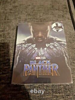 Black Panther 3D + 2D Blu-Ray BLUFANS Single Lenticular Steelbook New and Sealed