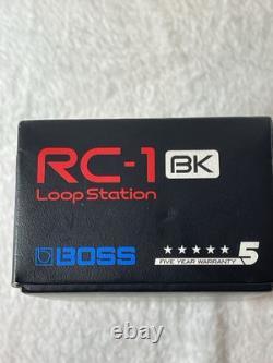 Boss RC-1 Special Edition BLK Looper Pedal withBox & Manual
