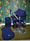 Bugaboo Cameleon3 Classic Navy Pushchair Pram (special Edition) With Footmuff