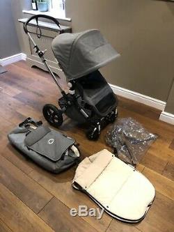 Bugaboo Cameleon 3 Grey Melange Special Edition with Footmuff And Cupholder