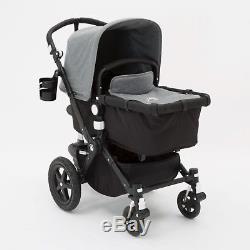 Bugaboo Cameleon 3 Special Edition with Black Frame and Grey Melange Fabric