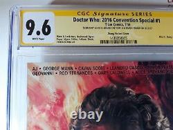 CGC 9.6 NM+ 2X-SIGNED DOCTOR WHO 2016 CONVENTION SPECIAL #1 Alice Zhang TITAN