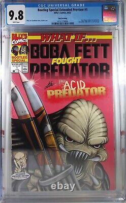 CGC 9.8 WHAT IF BOBA FETT PREDATOR BOOTLEG SPECIAL 3RD PTG VARIANT Wolverine