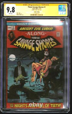 CGC SS 9.8 THESE SAVAGE SHORES #1? 2nd Print SIGN? RAM V Tomb Of Dracula Homage
