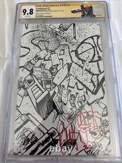 CGC SS 9.8 Transformers #1 Ballin' Virgin Variant Signed Daniel Warren Johnson
