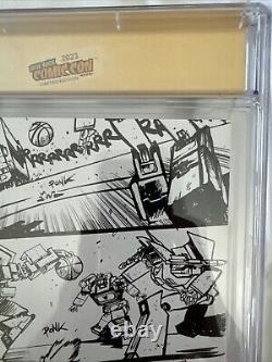 CGC SS 9.8 Transformers #1 Ballin' Virgin Variant Signed Daniel Warren Johnson