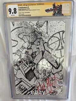CGC SS 9.8 Transformers #1 Ballin' Virgin Variant Signed Daniel Warren Johnson
