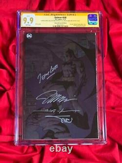 CGC SS 9.9Batman #608Foil VariantSIGNED Jim Lee+Loeb+Williams+SinclairUp 9.8