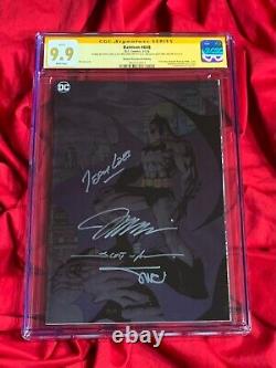 CGC SS 9.9Batman #608Foil VariantSIGNED Jim Lee+Loeb+Williams+SinclairUp 9.8