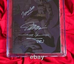 CGC SS 9.9Batman #608Foil VariantSIGNED Jim Lee+Loeb+Williams+SinclairUp 9.8
