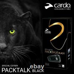 Cardo PACKTALK BLACK Special Edition Single PTB00040 BRAND NEW JBL