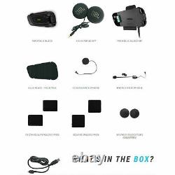 Cardo Packtalk Black Special Edition Communication System Single JBL Speakers