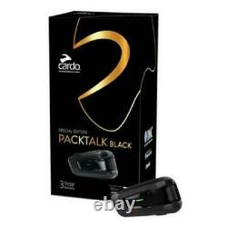 Cardo Packtalk Black Special Edition Communication System Single Pack