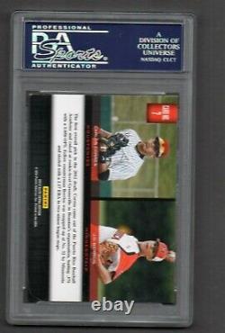 Carlos Correa Jose Berrios Autographed 2012 Elite Extra Edition #7 PSA DNA COA