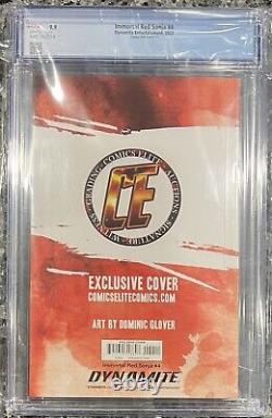 Cgc Mint 9.9? Immortal Red Sonja #4? Dominic Glover Virgin Variant Lmt To 430