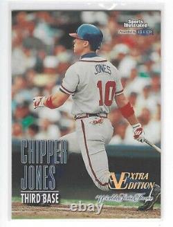 Chipper Jones 1998 Fleer Sports Illustrated Extra-Edition 36 of 98 Card #72