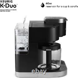 Coffee Maker, Single Serve and 12-Cup Carafe Drip Coffee Brewer, Compatible with