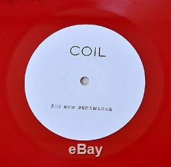 Coil Ape Of Naples/ New Backwards Signed Peter Christopherson Red Vinyl 4xLP Box