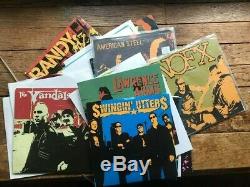 Complete 200 FAT CLUB 7 INCH RECORD SET 7 45 NOFX VANDALS LAWRENCE ARMS Wreck