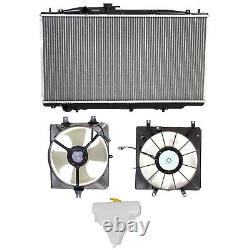 Cooling Fans Assembly Set of 4 Coupe Sedan for Honda Accord 2003-2007