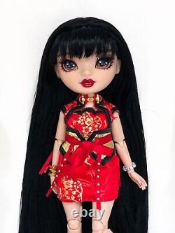 Custom Rainbow High Lily Cheng Chinese New Year Doll/partial Reroot/repaint