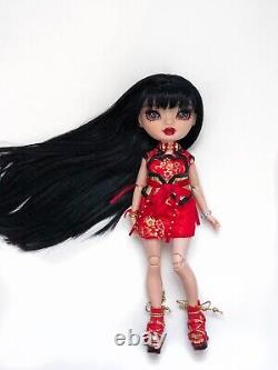 Custom Rainbow High Lily Cheng Chinese New Year Doll/partial Reroot/repaint