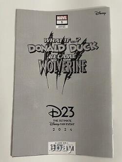 D23 Disney 2024 Exclusive Wolverine & Donald Duck Marvel Comic 50th Anniversary