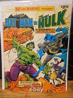 DC Marvel Present Batman VS Hulk 1981 Treasury Special Edition Newsstand FN