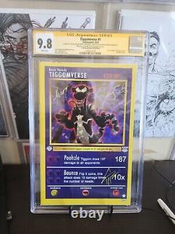 DO YOU POOH TIGGOMVERSE Pokémon Foil LTD 8/50 X4 SIGNED GRADED CGC 9.8 Party EXC