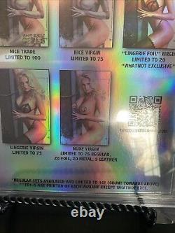DUTY CALLS GIRLS #1 FROST QUEEN TURINI NUDE Foil VIRGIN LTD 20 cgc 9.8