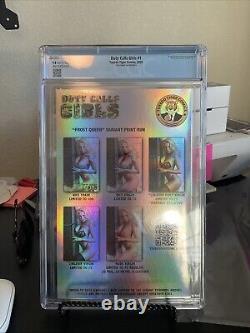 DUTY CALLS GIRLS #1 FROST QUEEN TURINI NUDE Foil VIRGIN LTD 20 cgc 9.8